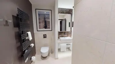 Ein Badezimmer in der Unterkunft White Pearl Apartment 3.04