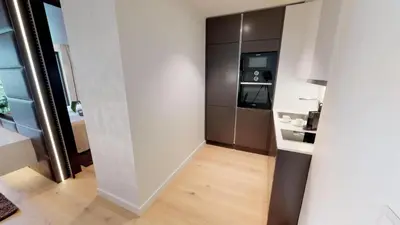 Küche/Küchenzeile in der Unterkunft White Pearl Apartment 1.14