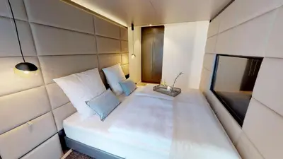 Ein Bett oder Betten in einem Zimmer der Unterkunft White Pearl Apartment 1.13