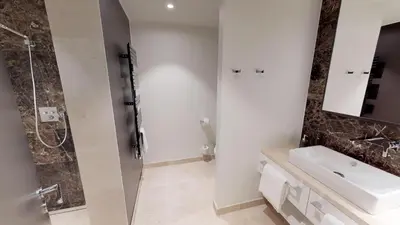 Ein Badezimmer in der Unterkunft White Pearl Apartment 1.12