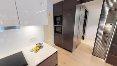Küche/Küchenzeile in der Unterkunft White Pearl Apartment 1.12