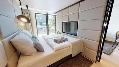 TV/Unterhaltungsangebot in der Unterkunft White Pearl Apartment 2.04