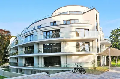 Das Gebäude in dem sich die Ferienwohnung befindet