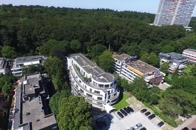 Das Gebäude in dem sich die Ferienwohnung befindet