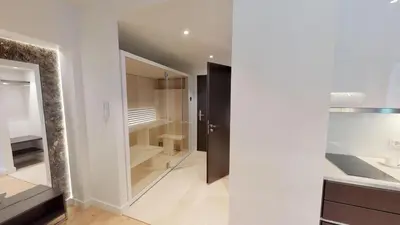 Ein Badezimmer in der Unterkunft White Pearl Apartment 0.08