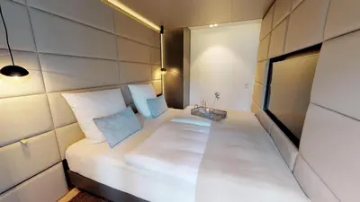 Ein Bett oder Betten in einem Zimmer der Unterkunft White Pearl Apartment 1.02