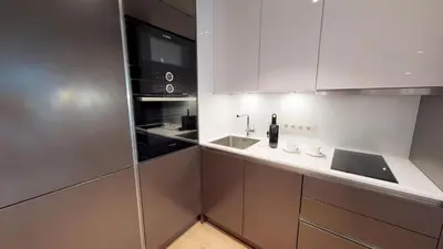 Küche/Küchenzeile in der Unterkunft White Pearl Apartment 1.02