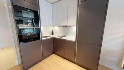 Küche/Küchenzeile in der Unterkunft White Pearl Apartment 2.03