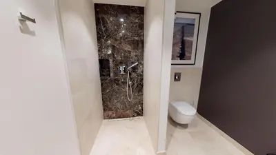 Ein Badezimmer in der Unterkunft White Pearl Apartment 0.06