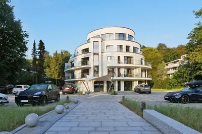Das Gebäude in dem sich die Ferienwohnung befindet