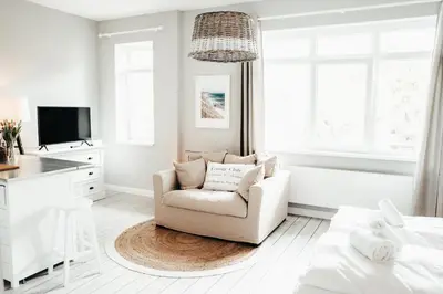 TV/Unterhaltungsangebot in der Unterkunft BeachBude Apartments