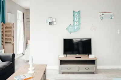 TV/Unterhaltungsangebot in der Unterkunft BeachBude Apartments
