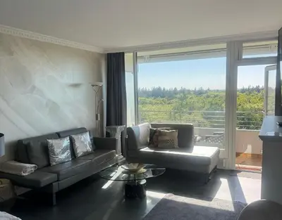 Ein Sitzbereich in der Unterkunft Tiffanys Ferienapartments in der Privatresidenz des Plaza Premium Hotel Timmendorfer Strand