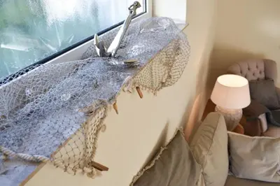 Ein Sitzbereich in der Unterkunft Ferienwohnung Hansa Lounge 20
