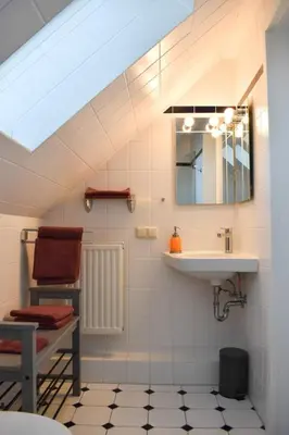 Ein Badezimmer in der Unterkunft Ferienwohnung Hansa Lounge 20