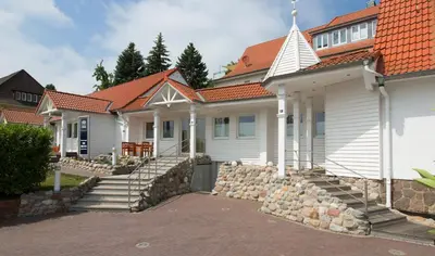 Das Gebäude in dem sich die Ferienwohnung befindet