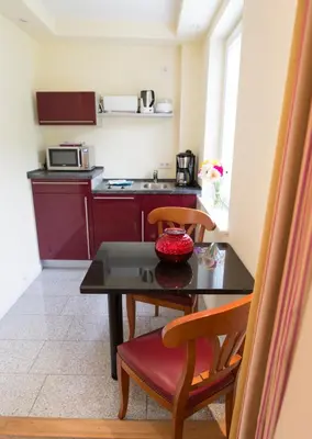 Küche/Küchenzeile in der Unterkunft Villa Godewind