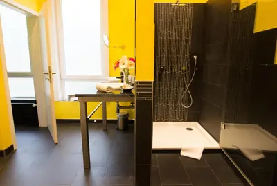 Ein Badezimmer in der Unterkunft Villa Godewind