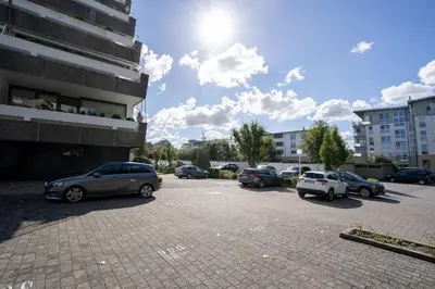 Das Gebäude in dem sich die Ferienwohnung befindet