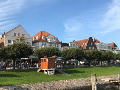 Das Gebäude in dem sich die Ferienwohnung befindet