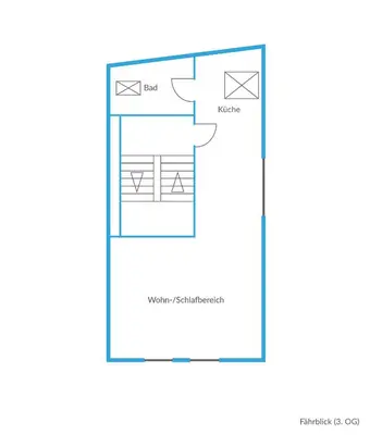 Grundriss der Unterkunft Ferienwohnung Fährblick Moba-Travel