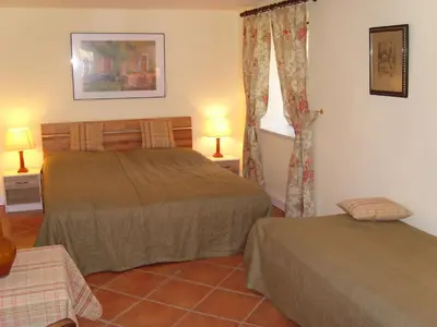 Ein Bett oder Betten in einem Zimmer der Unterkunft Landhaus Woltersmühlen bei Scharbeutz