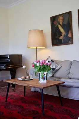 Ein Sitzbereich in der Unterkunft Landhaus Woltersmühlen bei Scharbeutz
