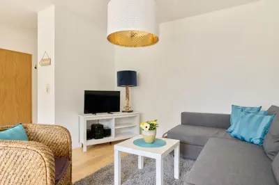 TV/Unterhaltungsangebot in der Unterkunft Ferienwohnung Sonnendeck Moba-Travel
