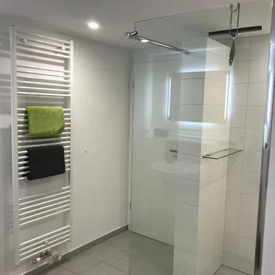 Ein Badezimmer in der Unterkunft FeWo No.18