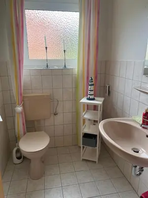 Ein Badezimmer in der Unterkunft Ferienhaus Ahlers