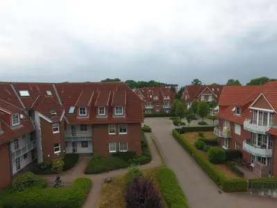 Das Gebäude in dem sich die Ferienwohnung befindet