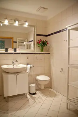 Ein Badezimmer in der Unterkunft Ferienwohnung Stina