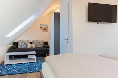 TV/Unterhaltungsangebot in der Unterkunft Ferienwohnung Windstärke 8