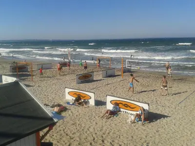 Ein Strand an oder in der Nähe der Ferienwohnung