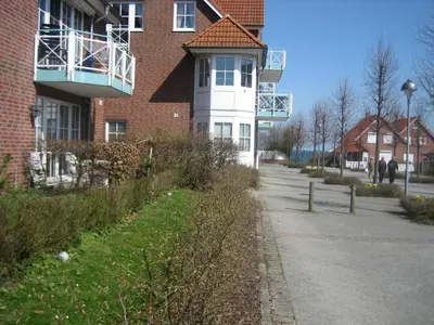 Das Gebäude in dem sich die Ferienwohnung befindet