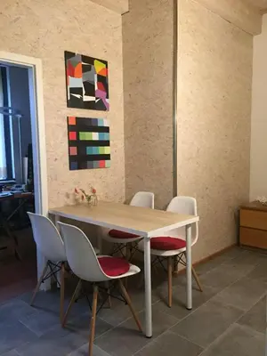 Ein Sitzbereich in der Unterkunft 