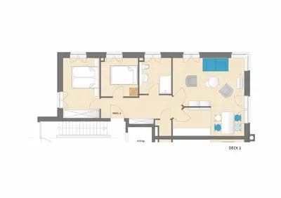 Grundriss der Unterkunft Ostsee Lodges zum Wohlfühlen