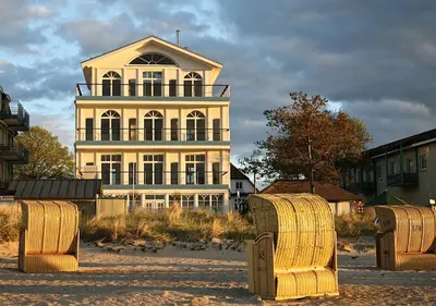 Das Gebäude in dem sich die Ferienwohnung befindet