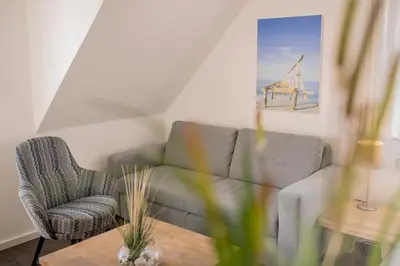 Ein Sitzbereich in der Unterkunft BUTZ home