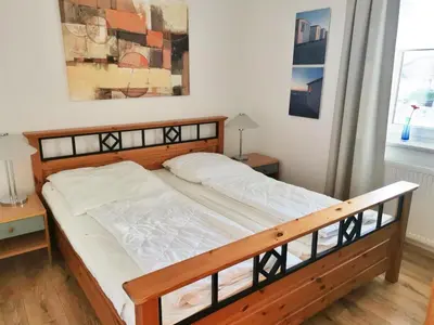 Ein Bett oder Betten in einem Zimmer der Unterkunft Apartmentvermittlung Mehr als Meer - Objekt 9
