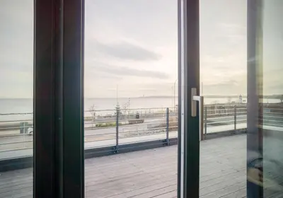 Ein allgemeiner Meerblick oder ein Meerblick von der Ferienwohnung aus