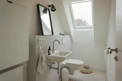 Ein Badezimmer in der Unterkunft Ferienwohnung 