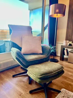 Ein Sitzbereich in der Unterkunft Premium Apartment-OstseePur-inklusive Parkplatz-Wlan-Strand-und Citynähe