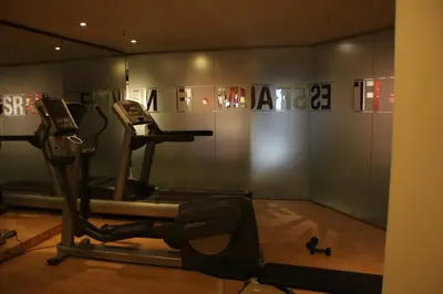 Das Fitnesscenter und/oder die Fitnesseinrichtungen in der Unterkunft Premium Apartment-OstseePur-inklusive Parkplatz-Wlan-Strand-und Citynähe