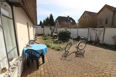 Das Gebäude in dem sich die Ferienwohnung befindet