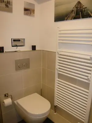 Ein Badezimmer in der Unterkunft Gorch-Fock-Straße 2