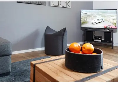 TV/Unterhaltungsangebot in der Unterkunft Grünstrand