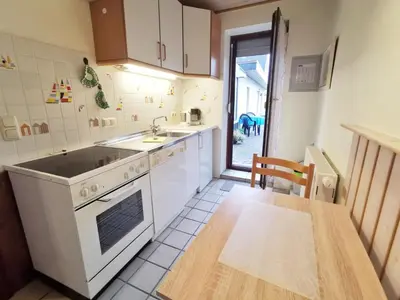 Küche/Küchenzeile in der Unterkunft Apartmentvermittlung Mehr als Meer - Objekt 44