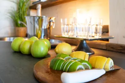 Essen in der Ferienwohnung oder in der Nähe