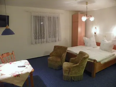 Ein Bett oder Betten in einem Zimmer der Unterkunft Gemütlich privat allergiearm